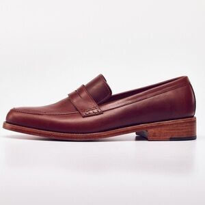 Nisolo Men’s Chamberlain Pennyloafers in Brandy Size 11